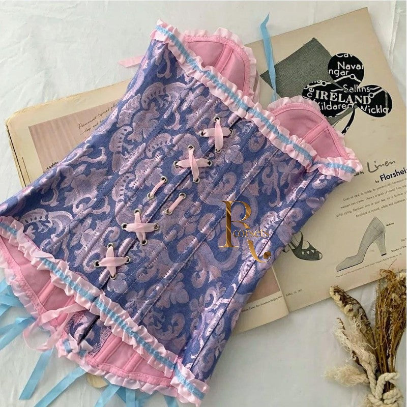 Corset Victoriano Lila | Broches & Ajuste XS‑6XL