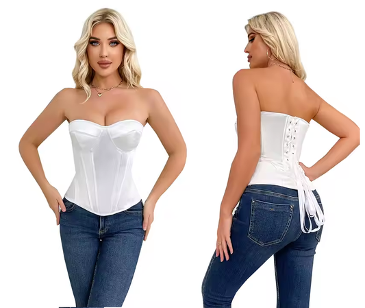 Corset Blanco - Elegancia y Comodidad para una Silueta Perfecta
