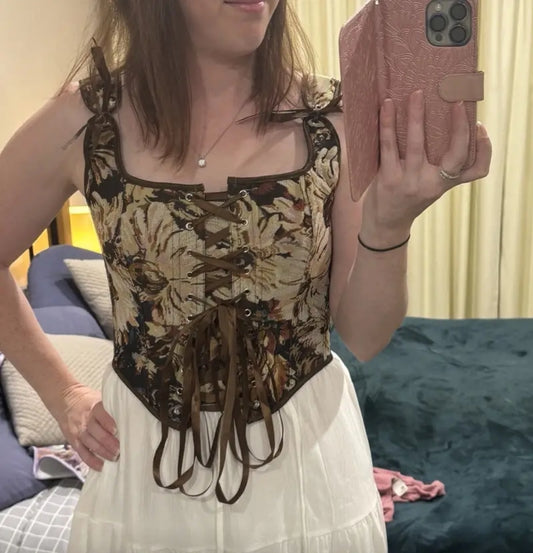 Corset Floreado